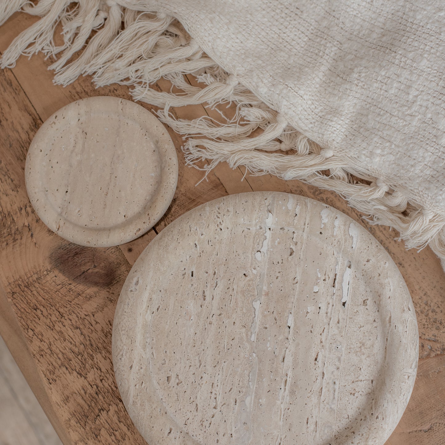 Travertine Display Tray