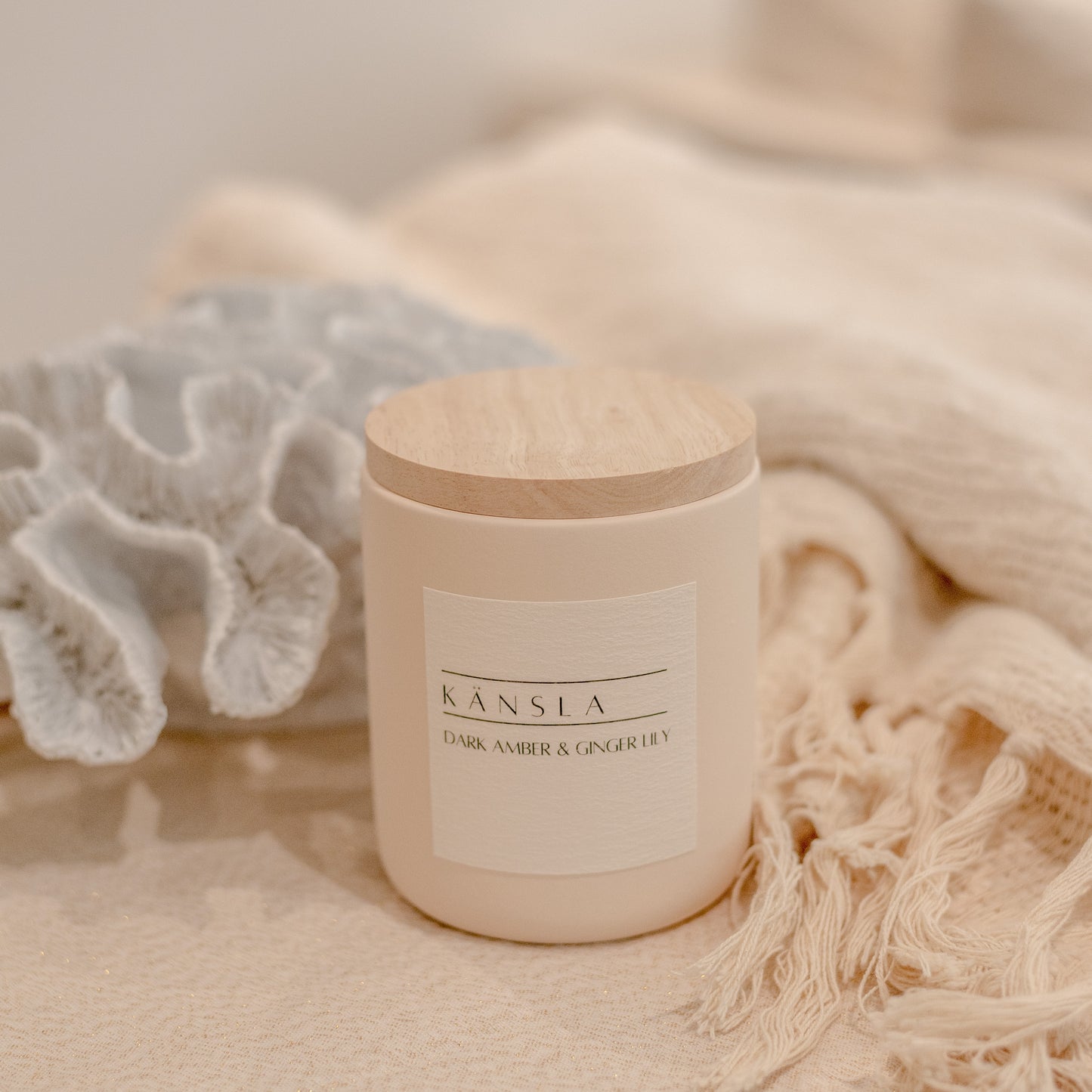 Dark Amber & Ginger Lily Candle