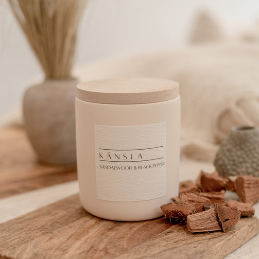 Sandalwood & Black Pepper Candle