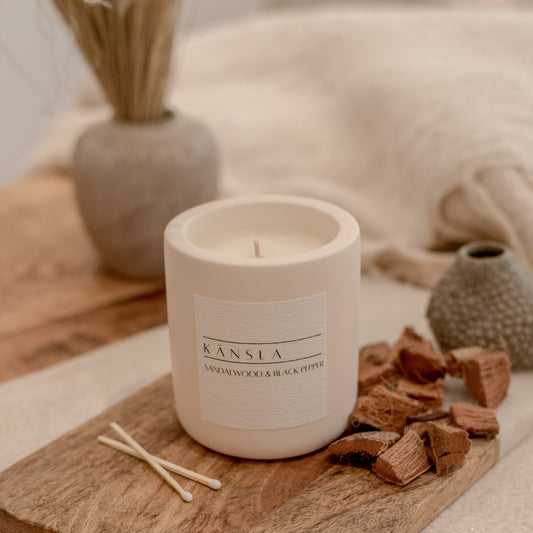 Sandalwood & Black Pepper Candle