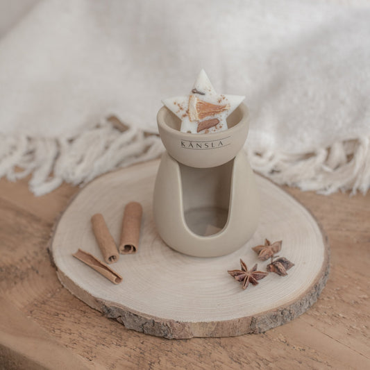Oil & Wax Melt Burner With Festive Oil - Bundle