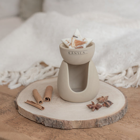 Oil & Wax Melt Burner With Festive Oil - Bundle