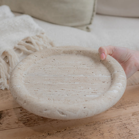Travertine Display Tray